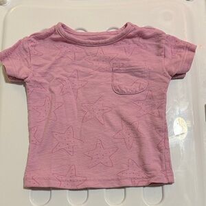 Carter's Pink Star Pocket Tee - 18M